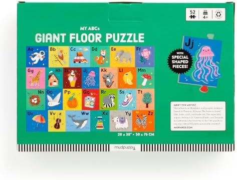 Mudpuppy - My ABCs 52 Piece Giant Floor Puzzle for Kids - Image 5