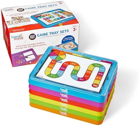hand2mind Little Minds at Work Game Tray Set by Tara West by hand2mind