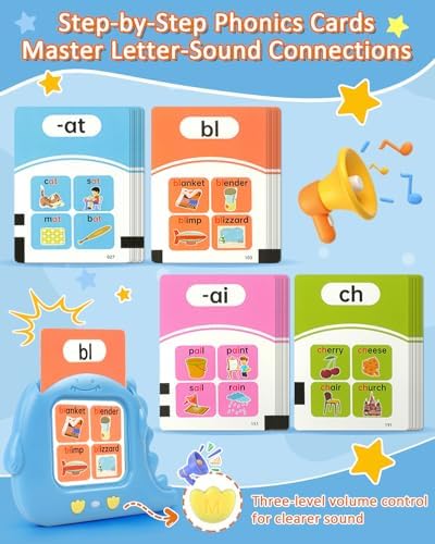 Phonics Talking Flash Cards for Kids 3-8, 532 Words, Learn to Read 2 Paths - Image 6