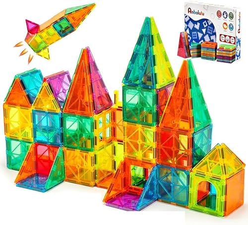 Anbalulu Magnetic Building Tiles,Magnetic Toys for Boys and Girls by AnbaluluToys