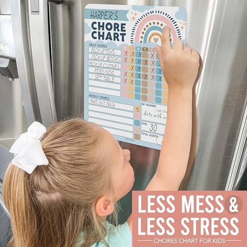 Magnetic Chore Chart for Kids Dry Erase Reward Chart for Home and Classroom - Image 5