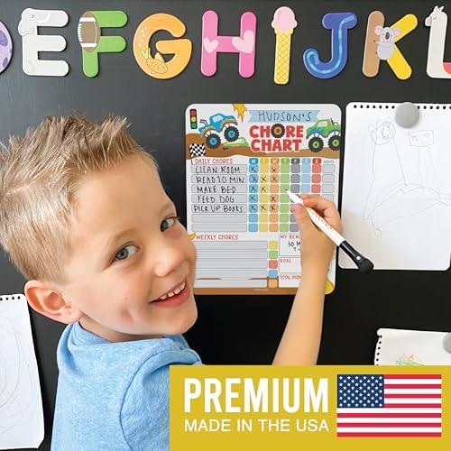 Magnetic Chore Chart for Kids Dry Erase Reward Chart for Home and Classroom - Image 4