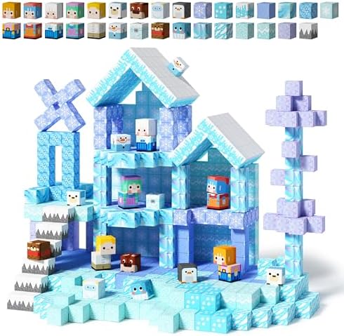 GobiDex 100PCS Magnetic Blocks Magnet Building Princess Castle Toys by GobiDex