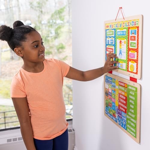 Melissa & Doug My First Daily Magnetic Calendar, Classroom Calendar for Kids Activities with Weather & Seasons, Preschool Toys for Girls & Boys Ages 4+ - Image 2