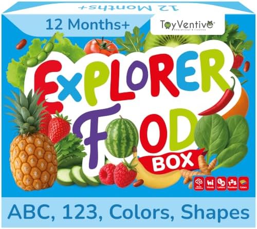 TOYVENTIVE Preschool Activity Set for Boys – Educational Toddler Toys with Flashcards, Matching Games and Montessori Activity Cards for Visual Recognition and Play-Based Exploration – Ages 1 by ToyVentive