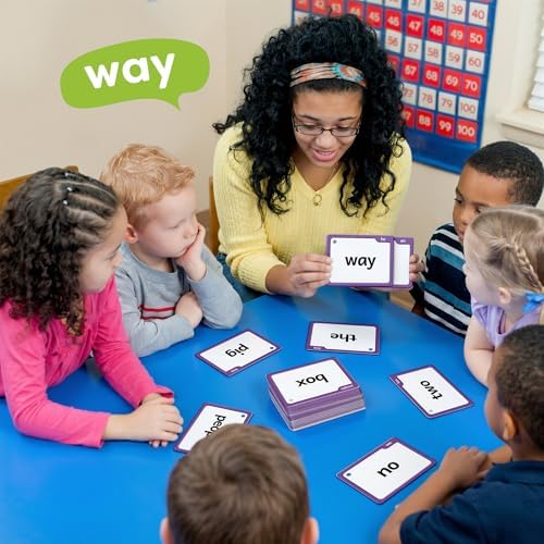 Torlam Sight Words Flash Cards for Kids Pre-Kindergarten,Learn to Read Digraphs CVC Blends Long Vowel Sounds Spelling Reading Phonics Games for 2-4 Years, Site Words Classroom Homeschool - Image 6