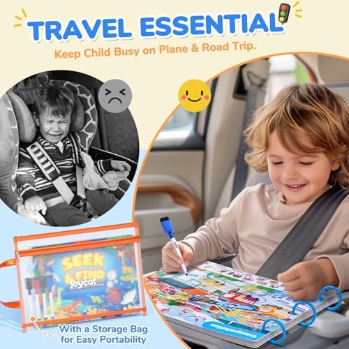 JoyCat Seek & Find Game Books - Preschool Learning Activity for 3-8 - Image 3