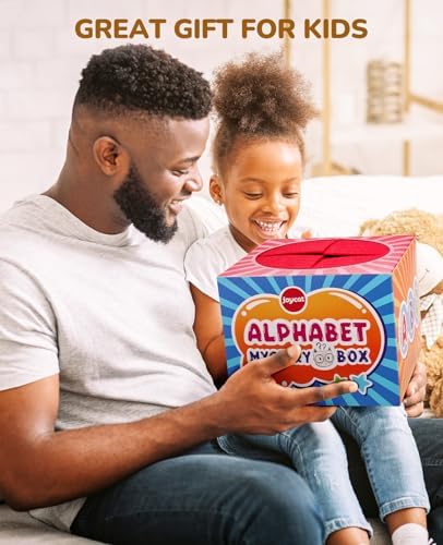 JoyCat Mystery Alphabet Box for Kids 52 PCS Letters Sorting Matching Game Activities Letter Sounds Fine Motor Learning Toys for Preschool Kindergarten Classroom - Easter Basket Stuffers Gifts for Kids - Image 6