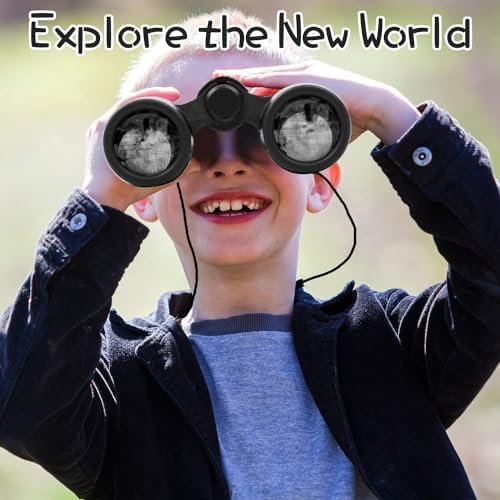 Scotamalone Kids Toy Binoculars Shock Proof for Age 3-12 Years Old Boys Girls Bird Watching Educational Learning Hunting Hiking Birthday Presents - Image 4