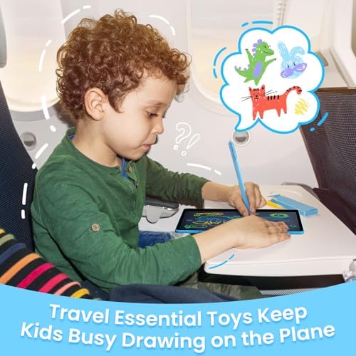 LCD Writing Tablet for Kids, 16 Inch Doodle Board Drawing Pad, Blue - Image 2