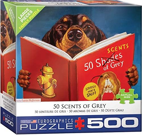EuroGraphics 8500-5451 50 Scents of Grey by Lucia Heffernan 500 Piece Puzzle by EuroGraphics