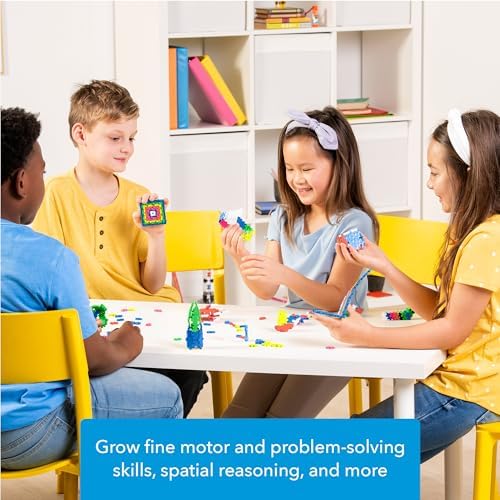 PLUS PLUS 240 Piece Neon Mix - Mini Waffle Blocks, Classroom Must Haves - Image 3
