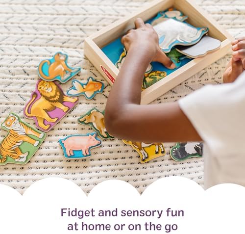 Melissa & Doug Wooden Animal Magnets Set (20 Pieces) – Farm, Zoo & Pet Fridge Magnets in Storage Box – Montessori Preschool Learning Toys for Toddlers & Kids Ages 2+ - FSC-Certified - Image 3