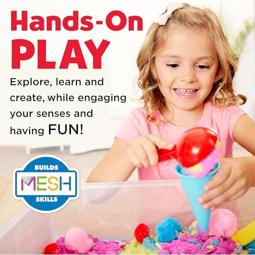 Creativity for Kids Sensory Bin: Ice Cream Shop Playset - Toddler Learning Toys for Kids Ages 3-4+, Pretend Play Ice Cream Set, Kids Gifts for Girls and Boys - Image 2