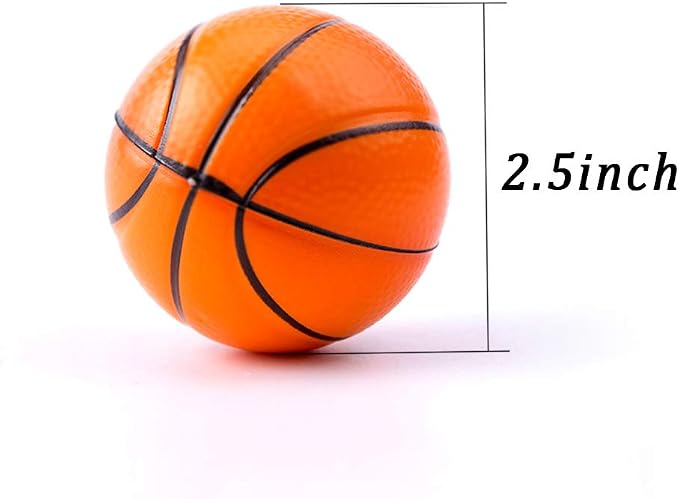 Basketball Stress Balls 24 Pack 2.5 Inch Mini Pressure Relieving - Image 2