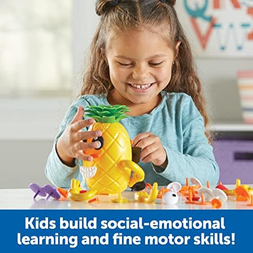 Learning Resources Big Feelings Pineapple Deluxe Set - Fine Motor Toys, Social Emotional Skills Regulation Tools for Kids, Gifts for Boys and Girls, Classroom Must Haves, Occupational Games - Image 2