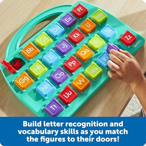 Learning Resources Lift-a-Letter Alphabet Board - Alphabet Learning Toys for Toddlers, Toddler Educational Toys for Phonics and Fine Motor Skills, Letter Recognition and Language Development ABC Toy - Image 3