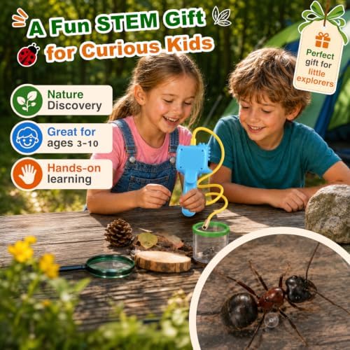 Borescope Camera Toy with Light for Kids, STEM Science Educational Toy for 3-10 Years Old Boys Girls Birthday Gift, Kids Endoscope with Light for Outdoor Adventures & Nature Discovery Blue - Image 5