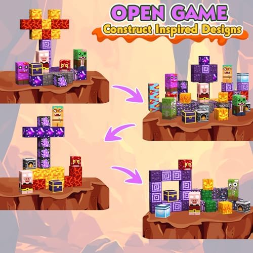 Magnetic Blocks, 100PCS Toys Building Cube Birthday Gifts for Kids - Image 5
