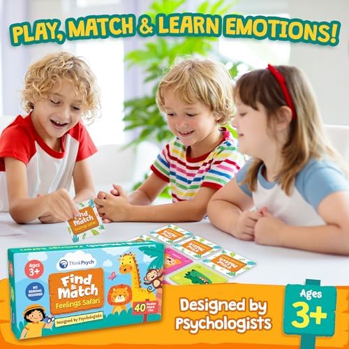 ThinkPsych Find & Match - Feelings Safari Memory Match Game - Image 5