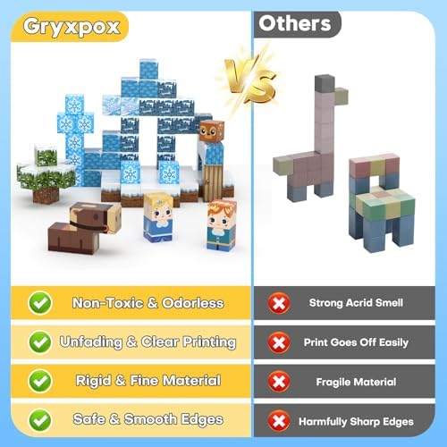 100pcs Magnetic Blocks, Magnetic Blocks for Kids Ages 4-8 - Image 4