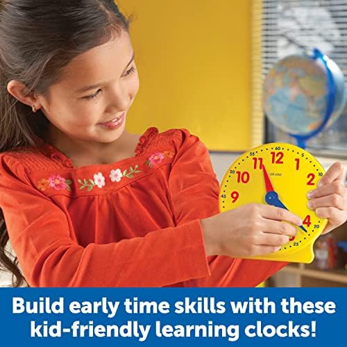 Learning Resources Big Time Classroom Clock Kit - Image 2