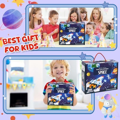 Floor Puzzle for Kids Ages 4-8 Solar System Jigsaw Puzzle - Image 7