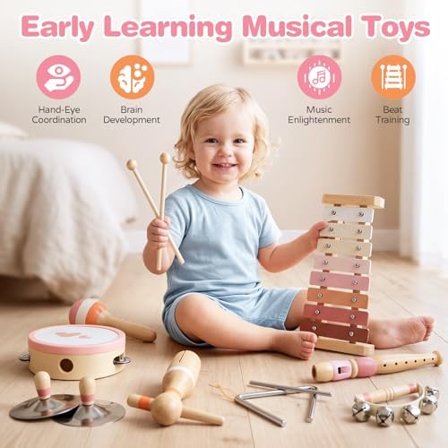 Vanplay Montessori Musical Instruments Toys for 2 3 Year Old Girls Gifts - Image 2