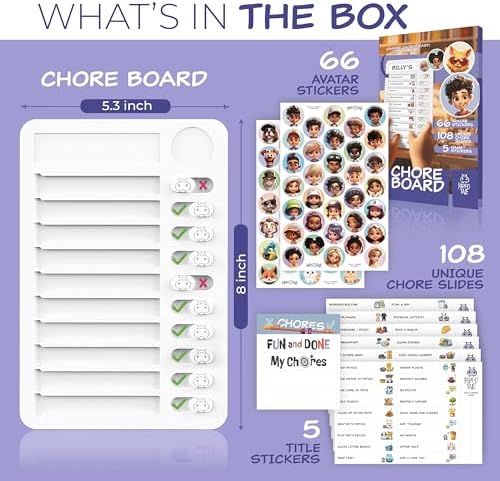 Chores Chart for Kids, Chore Board Visual Schedule Checklist, Chore List - Image 2