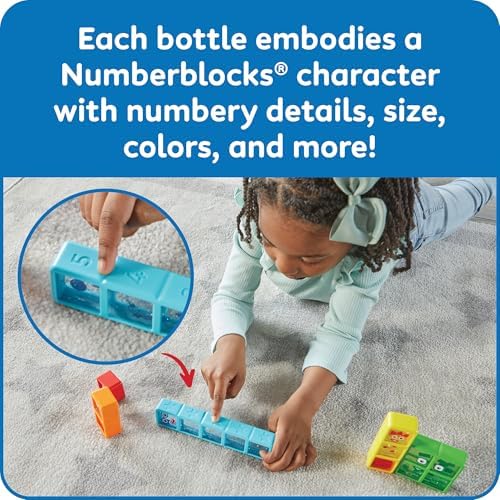 hand2mind Numberblocks One to Five Sensory Bottles, Ages 3+ - Image 5