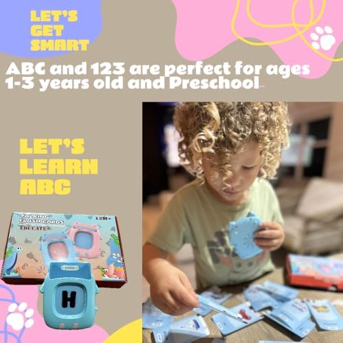 Talking Flash Cards for Toddlers 1-3, Montessori Speech Therapy Toy with 274 Sight Words Learning for Kids, Preschool Learning Activities, Educational Toys for 1 2 3 4 5 Year Old Boys & Girls - Image 6