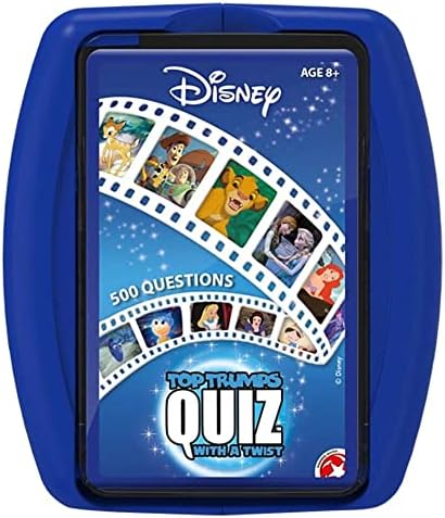Top Trumps Disney Classic Quiz Game, 500 Questions to Test Your Knowledge and Memory on Frozen, Bambi, Encanto and Ralph Breaks The Internet, Educational Gift for Ages 6 Plus - Image 2