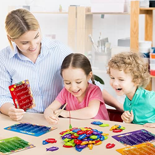 SpringFlower Wooden Magnetic Sight Word Fishing Game, Sight Word Educational Toy for Age of 3,4,5,6 Year Old Kids, Boys & Girls,Homeschool,Visual, Tactile and Auditory Learning - Image 5