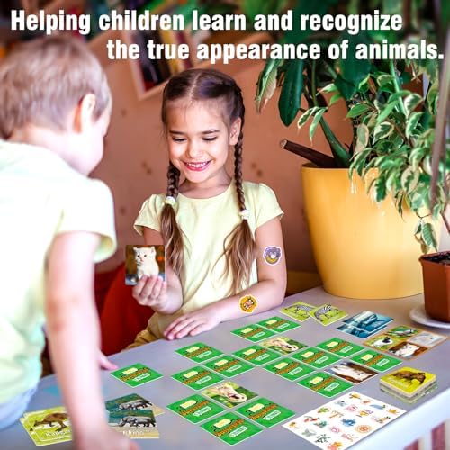 YTSQLER 100 PCS Animal Memory Matching Game - Image 5