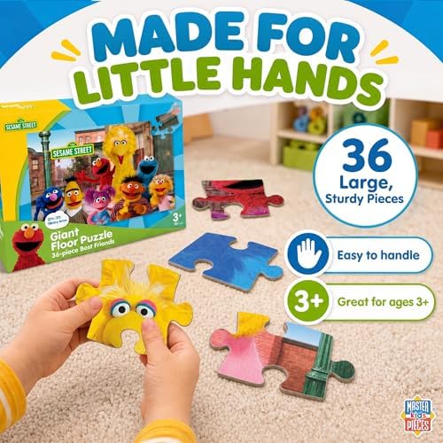 Sesame Street - Best Friends 36pc Floor Puzzle - Jigsaw Puzzle with Vibrant Artwork and Durable Pieces - Fun Family Activity, Brain Challenge, and Educational Entertainment for Kids, Teens, and Adults - Image 6