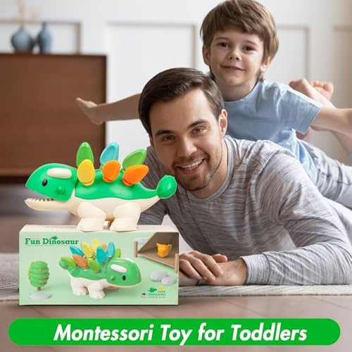 Hirger Fine Motor Dinosaur, Montessori Learning Educational Toy for Toddler - Image 5