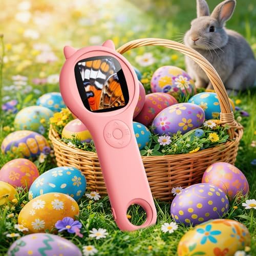 Kids Microscope for Girls, 500X Portable Digital Microscope with 2" IPS Screen, Cute STEM Learning Toy, Birthday Gift for Girls Age 5-12 (Pink) (Pack of 3) - Image 6