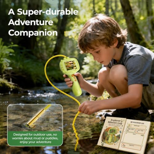Kids Borescope Camera with Guide & 24 Mission Cards, Age 5-10 STEM Toy Gift - Image 6