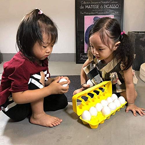 JUNBESTN Easter Matching Eggs Connect Eggs Parlour Games Toys Gifts for 2 3 Years Old Kids Toddler Baby Girls Boys Shape Color - Image 6