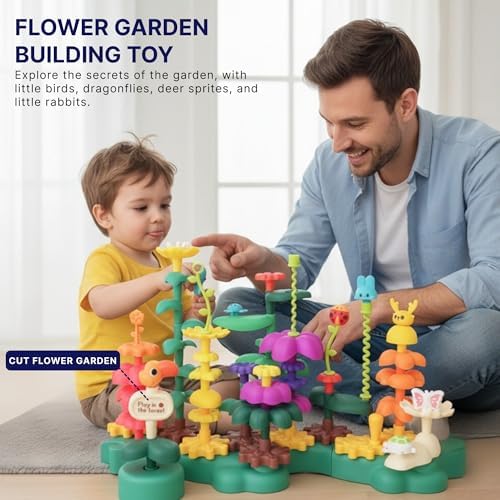 Rotating Garden Building Blocks for Kid Age 3-5 - Image 2