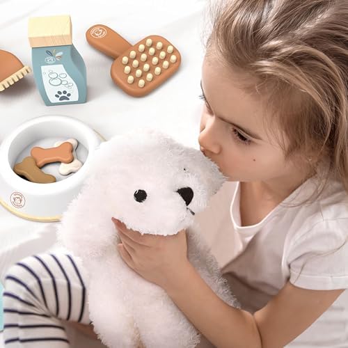 SPEEDY MONKEY My Little Dog Care Suitcase Plush Dog & Accessories Ages 3-6 - Image 2