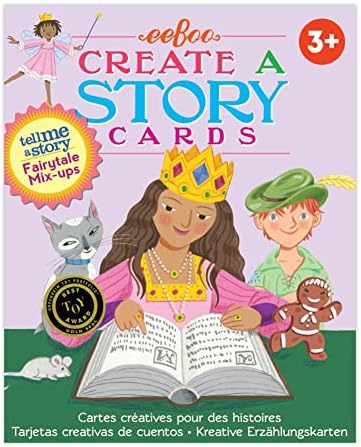 eeBoo: Fairytale Mix Ups Create a Story Pre-Literacy Cards, 36 Cards with Colorful Characters, Encourages Imagination, for Ages 3 and up - Image 2