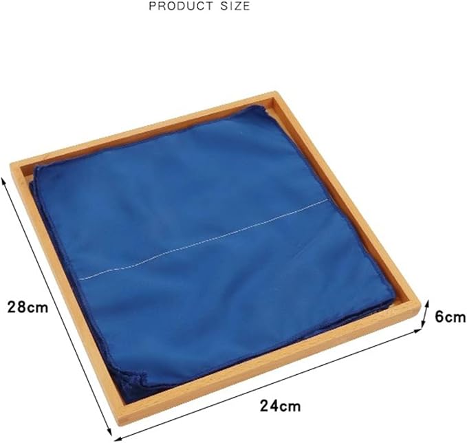 Montessori Folding Cloth Practical Life Toy, Fine Motor Learning Toy - Image 4