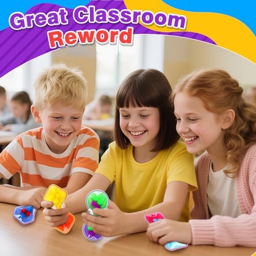 Sensory Fidget Toys for Kids Toddler: 16 Pack Color Sorting Squeeze Toys - Image 3