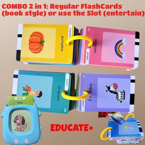 Educational Toys for 1 2 3 4 years old Toddler learning toys, Montessori baby toys, Pocket Speech Talking Flash Cards, See and Say with 274 sight words, autistic kids must haves, best gifts for girls - Image 5