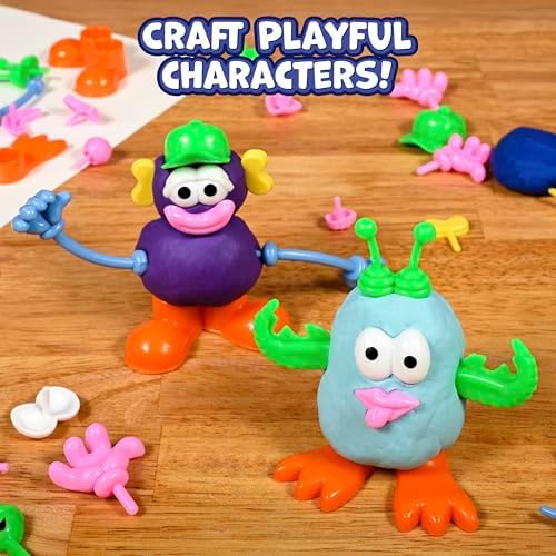 READY 2 LEARN Dough Character Accessories, Set of 52, 21 Shapes - Image 4