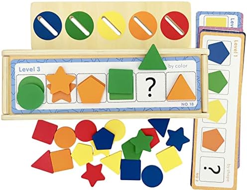 Dailyfunn Montessori Toys Color&Shape Sorting Learning Matching Box for Baby Toddlers 1-3 Year Old - Image 6