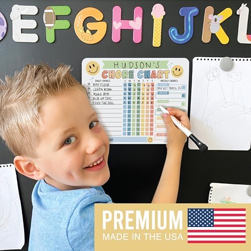 Magnetic Chore Chart for Kids Dry Erase Reward Chart for Home and Classroom - Image 4