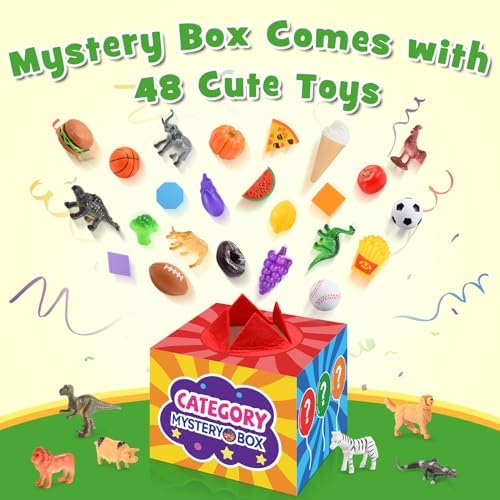 Montessori Sensory Toys for 3-8 Year Olds | 58-Piece Learning & Sorting Games with Mystery Box | Preschool Activities & Speech Therapy Gifts | Easter Basket Stuffers, Birthday Gifts for Boys & Girls - Image 6