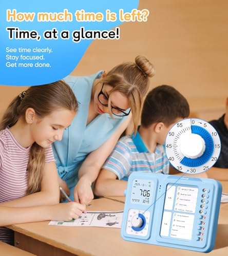 3-in-1 Visual ADHD Timer for Kids with Chore Chart Board & Daily Checklist - Image 5